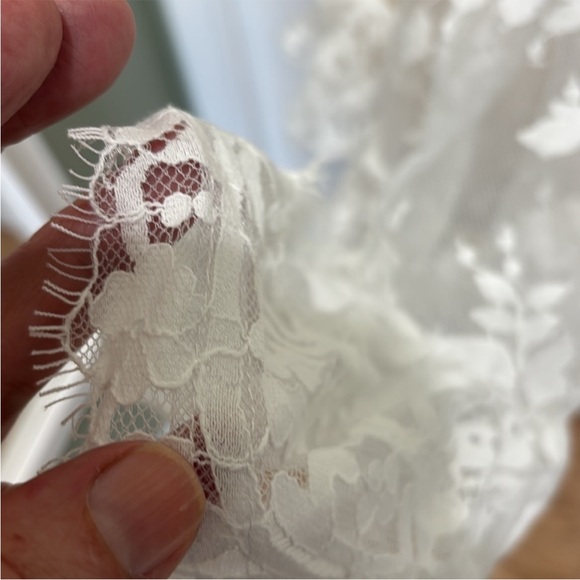 Rare Zimmermann Dawning Ruffle & Lace Tiered Asymmetrical Mini Dress Size AU0 - Picture 9 of 16